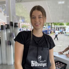 Sophie bei der Arbeit