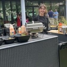 Katharina bei der Arbeit