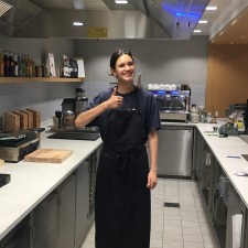 Julika bei der Arbeit