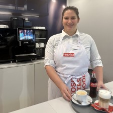 Marieke bei der Arbeit