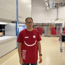 Baohua bei der Arbeit