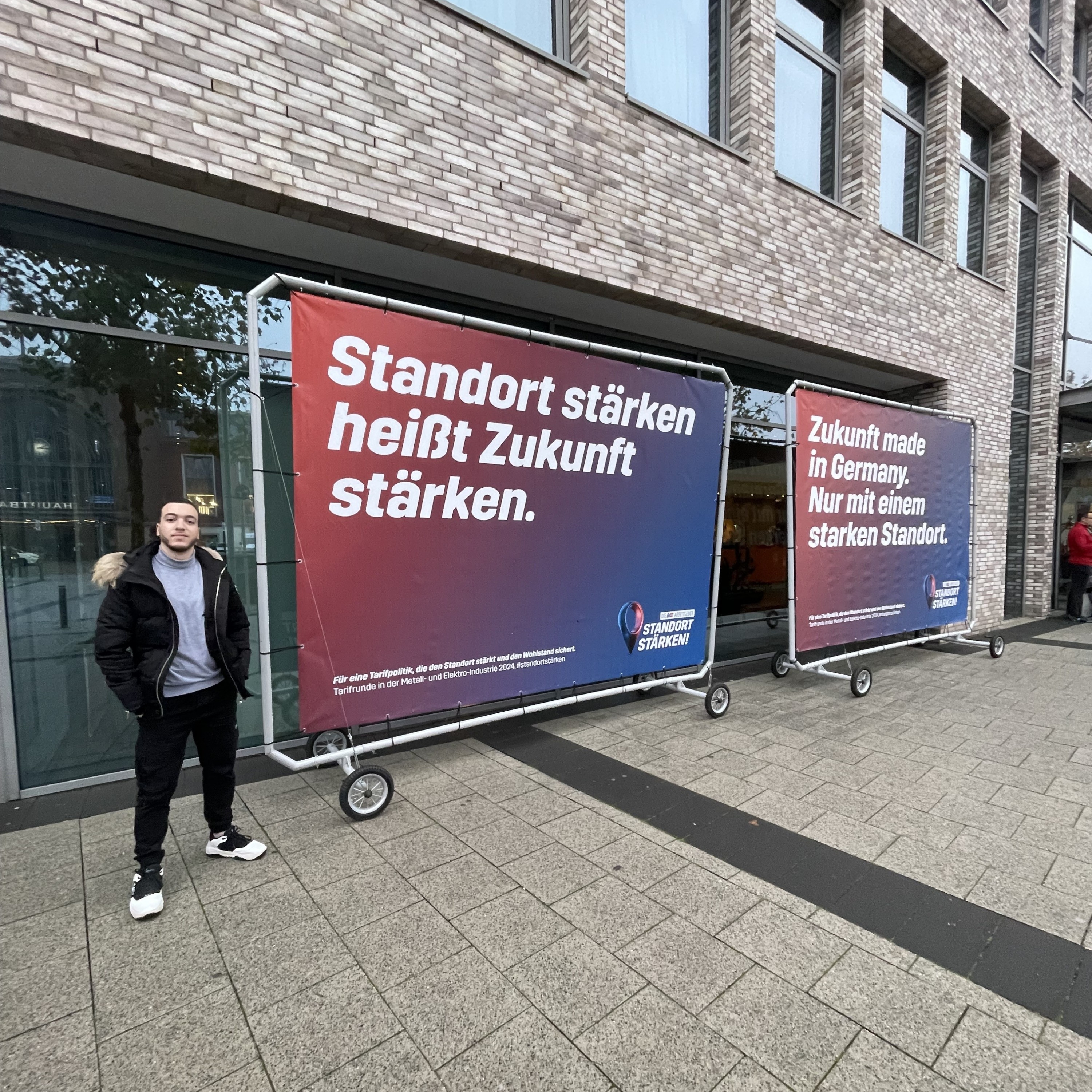 Mitarbeiter im Einsatz