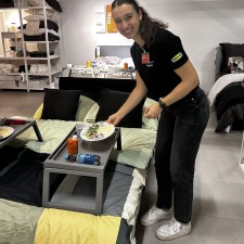 Luzie bei der Arbeit