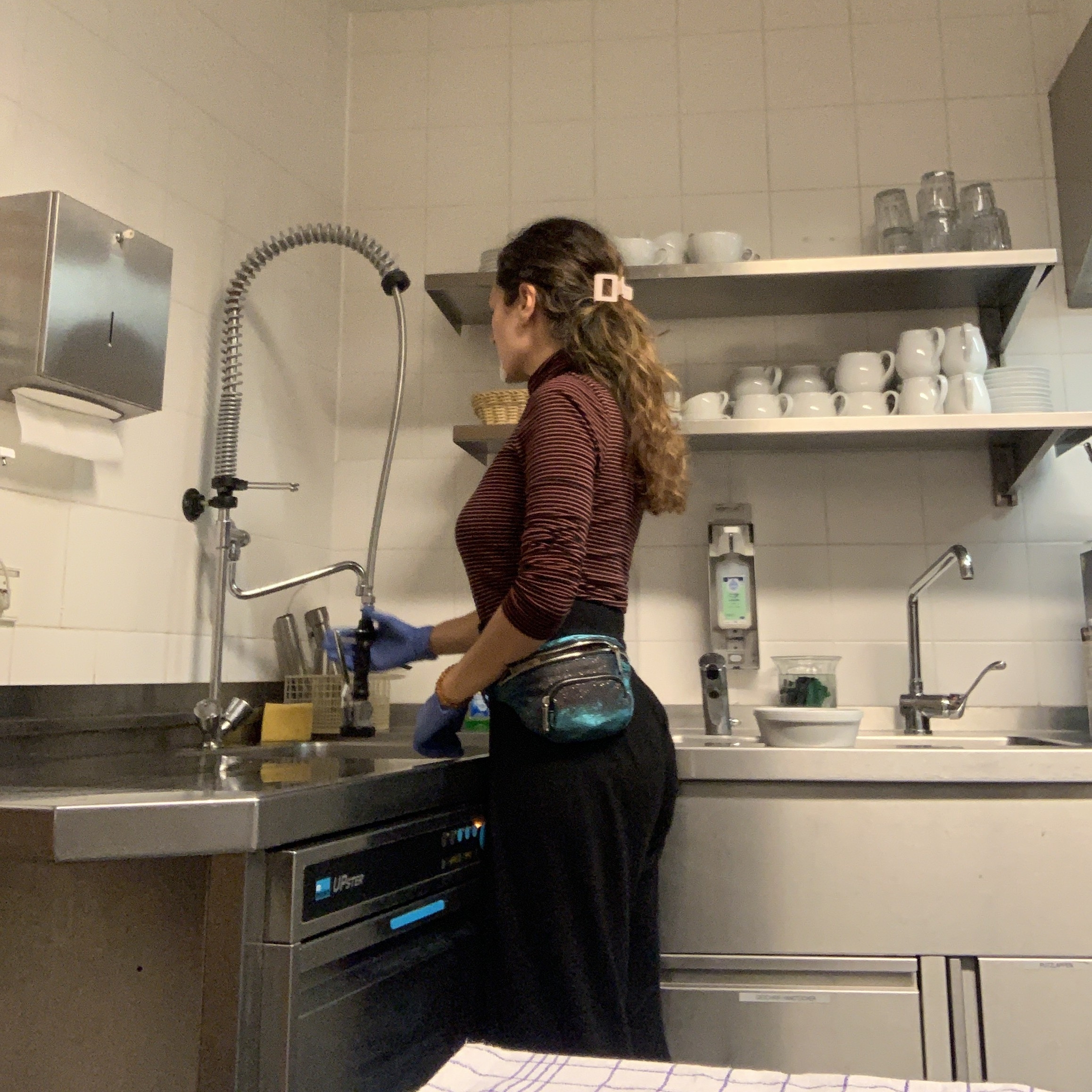 Mitarbeiter im Einsatz