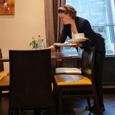 Anita Irene bei der Arbeit