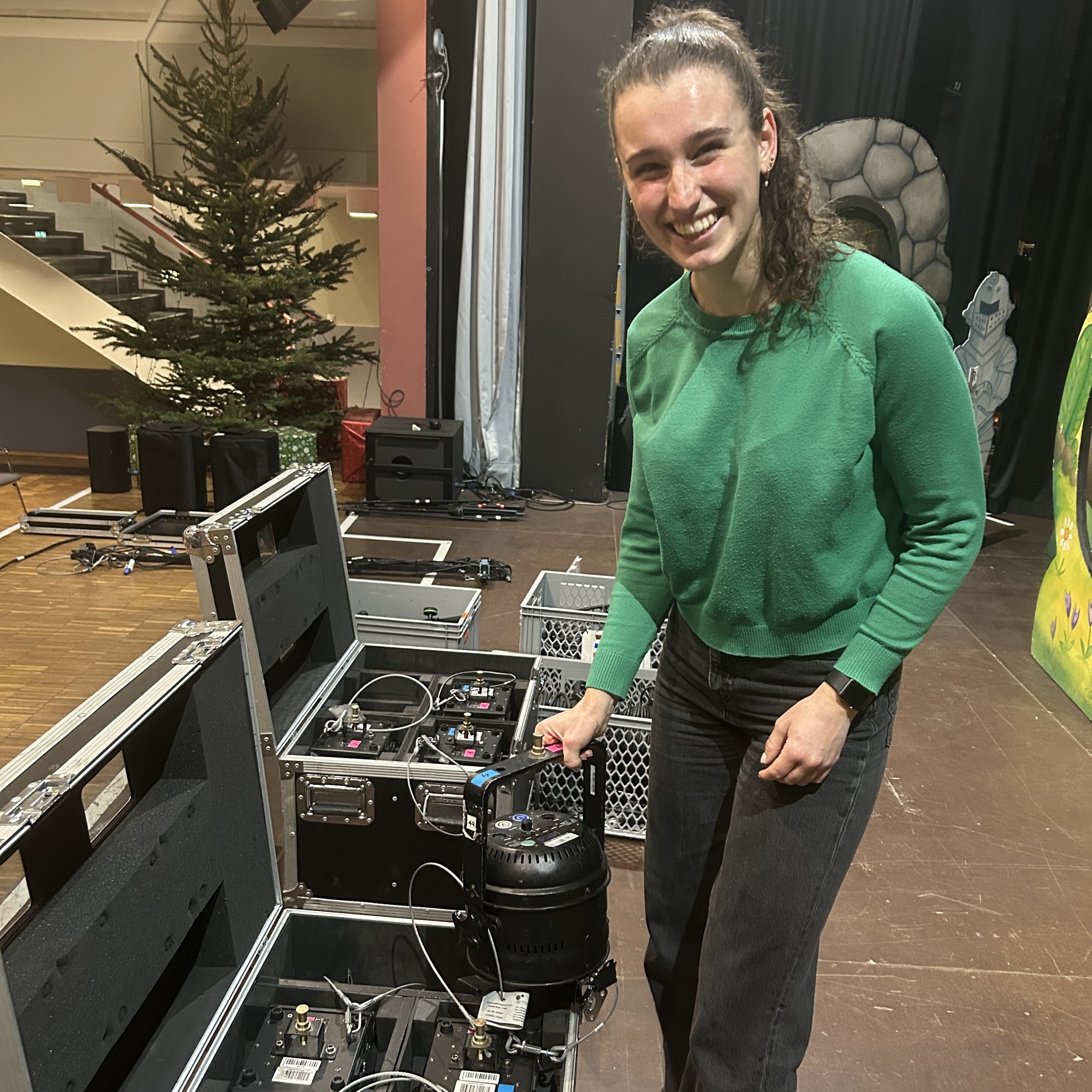 Mitarbeiter im Einsatz