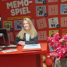 Katharina bei der Arbeit