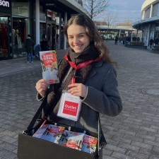 Jasmin bei der Arbeit
