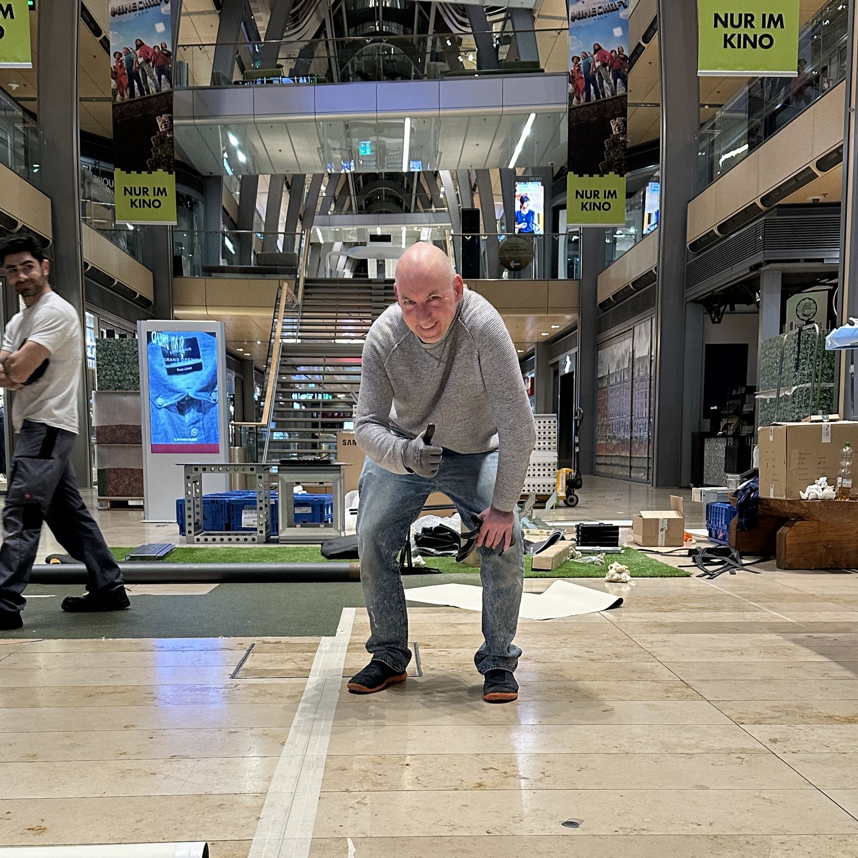 Mitarbeiter im Einsatz