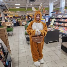 Simone bei der Arbeit
