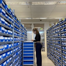 Paula bei der Arbeit