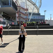 Laura bei der Arbeit
