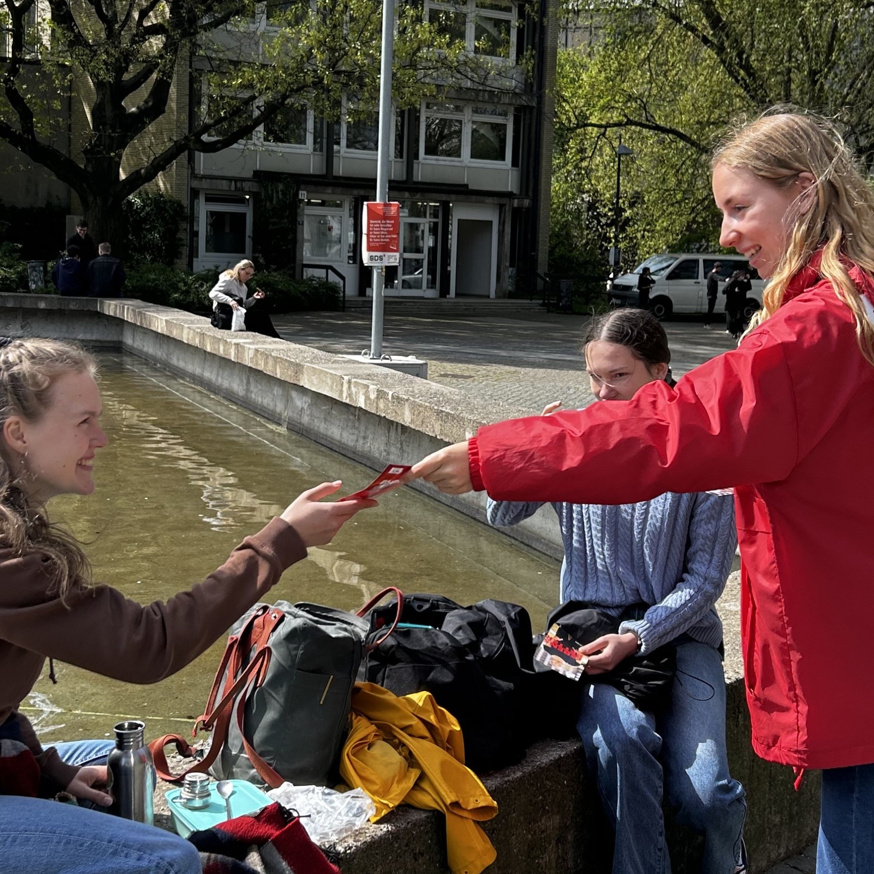 Mitarbeiter im Einsatz