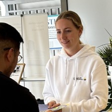 Thalea bei der Arbeit