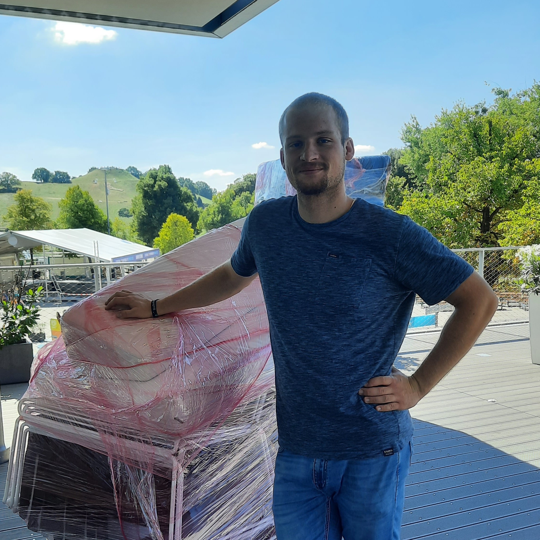 Mitarbeiter im Einsatz