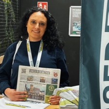 Rebecca bei der Arbeit