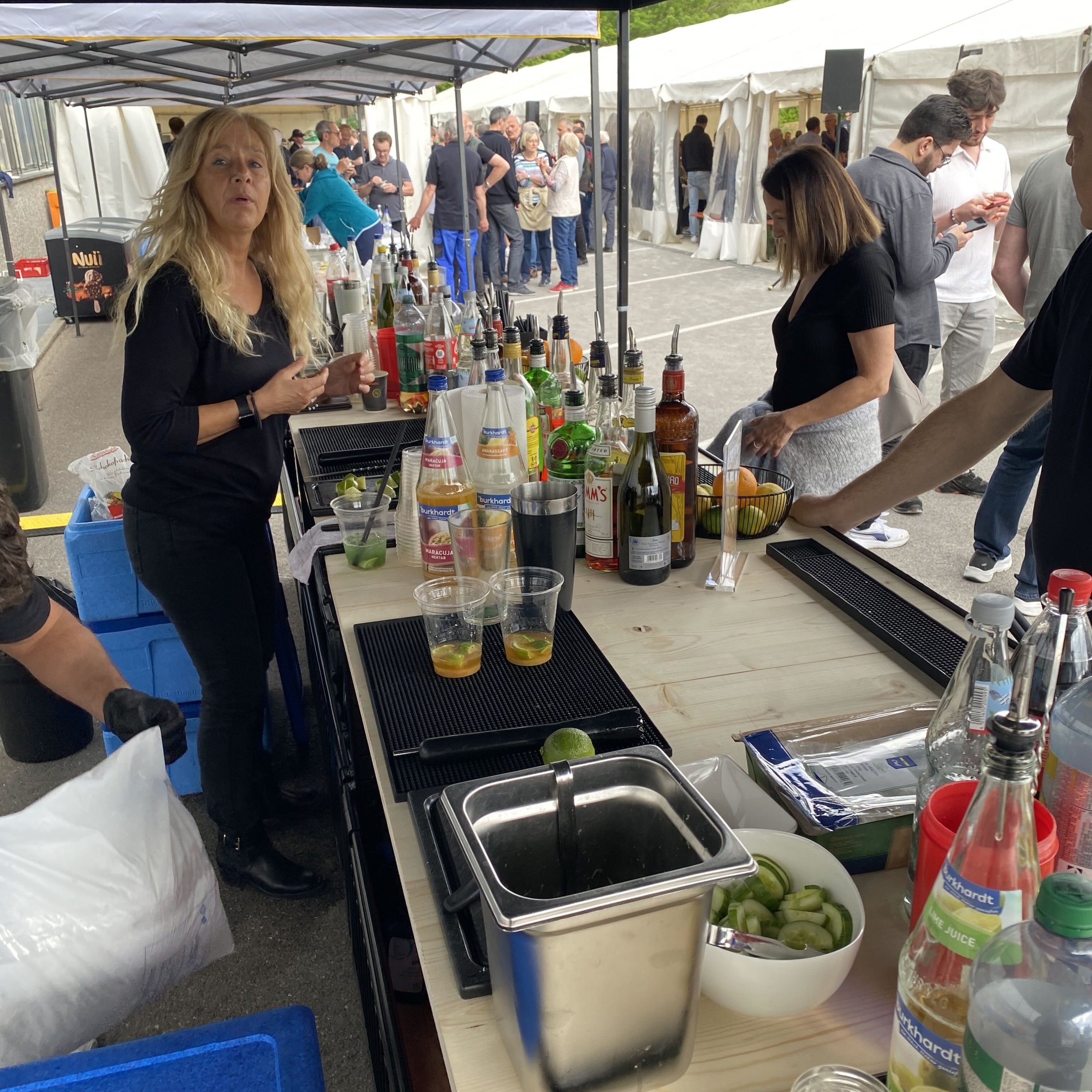 Mitarbeiter im Einsatz