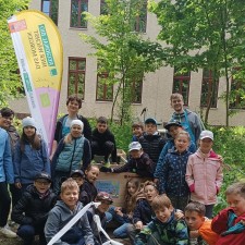 Friederike bei der Arbeit