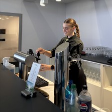 Helen Ann bei der Arbeit