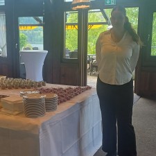 Juliane bei der Arbeit
