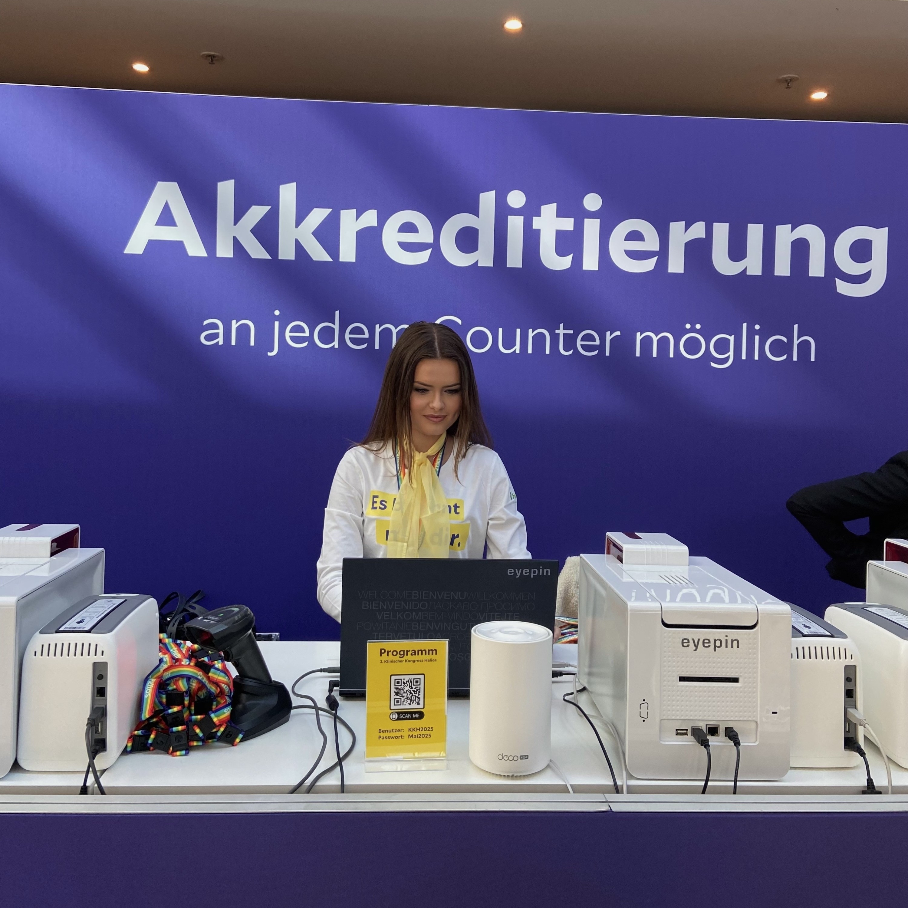 Mitarbeiter im Einsatz
