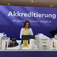 Friederike bei der Arbeit