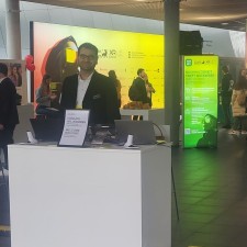 Dominic bei der Arbeit