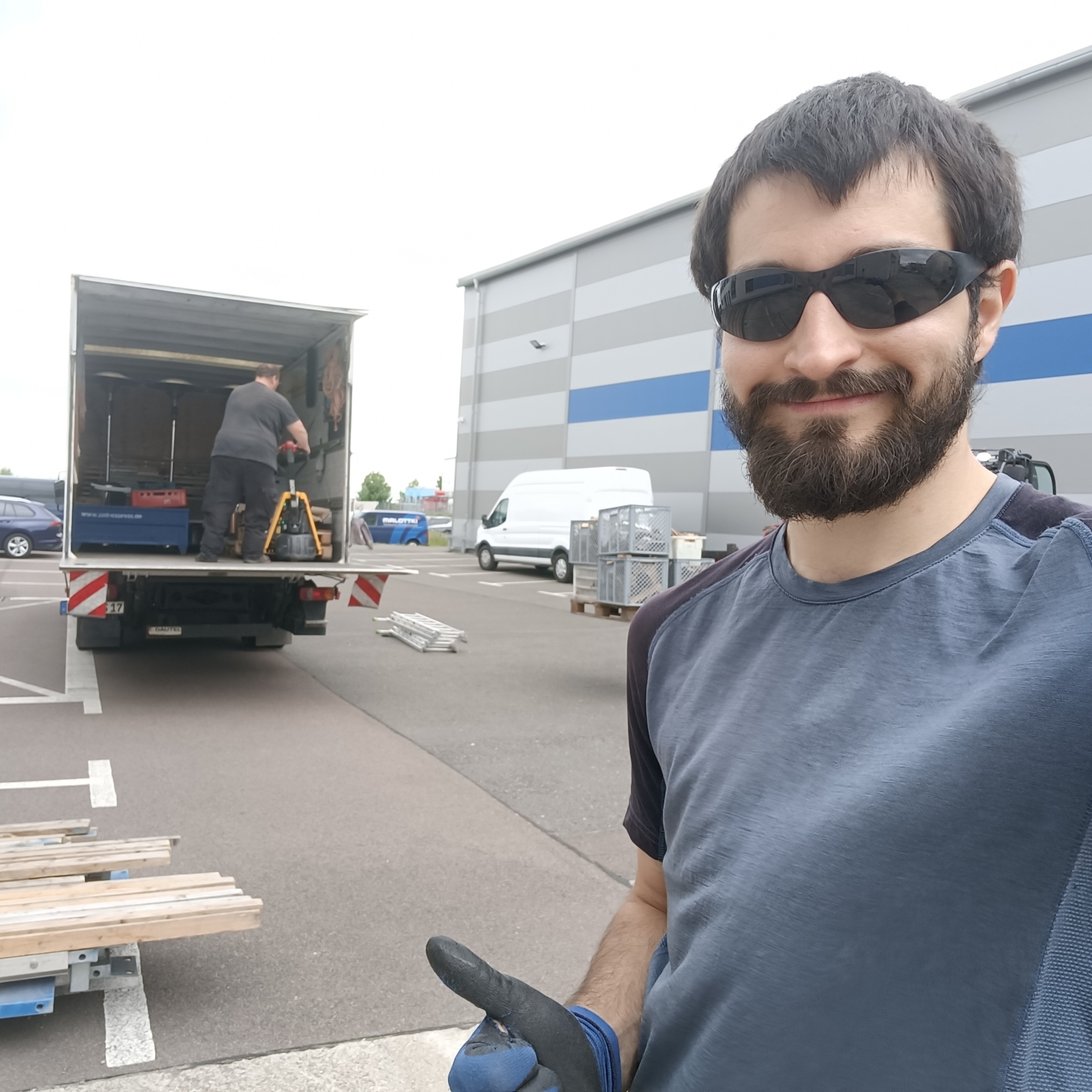 Mitarbeiter im Einsatz