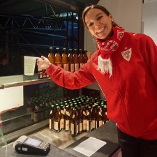 Mariella bei der Arbeit
