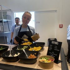 Alina bei der Arbeit