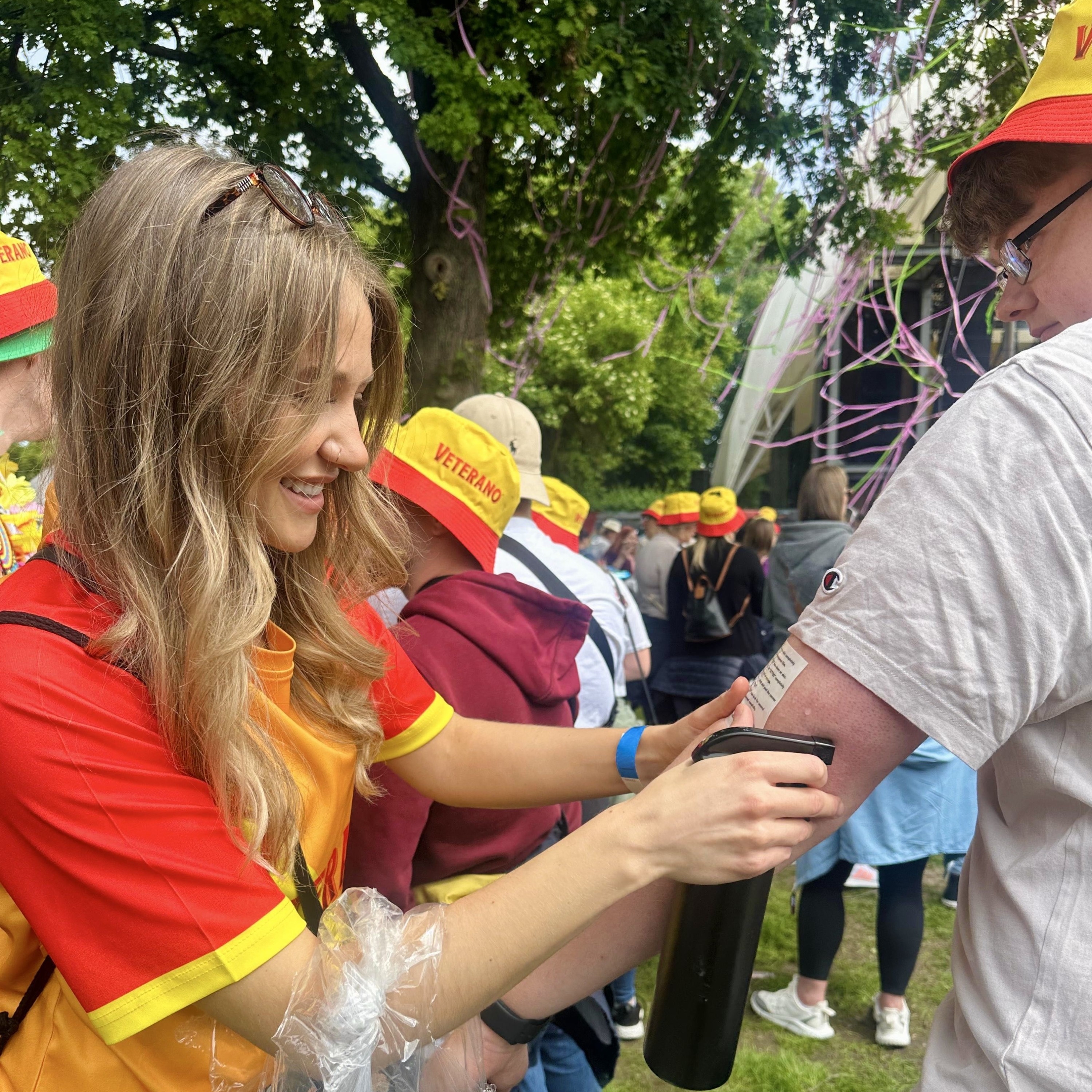 Mitarbeiter im Einsatz