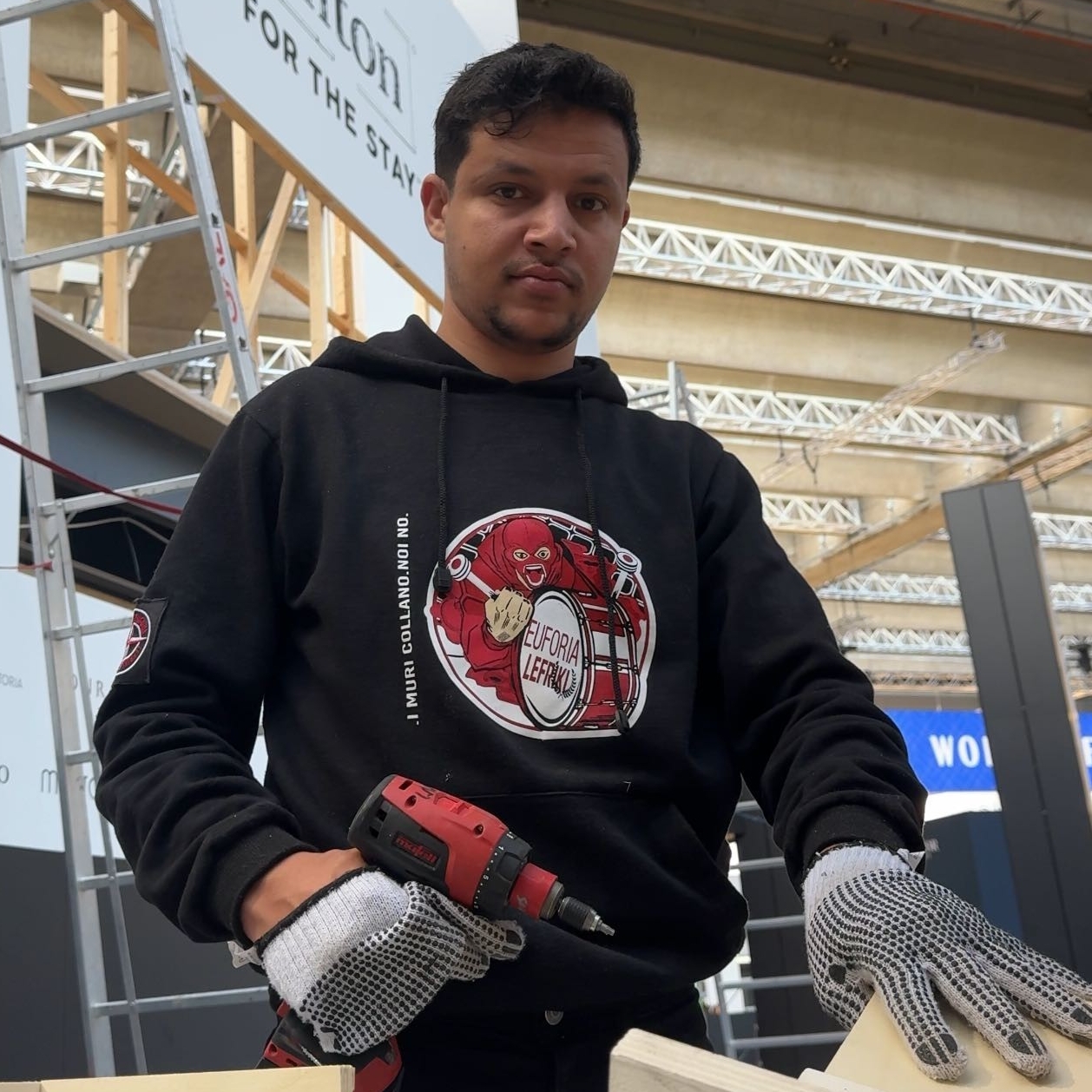 Mitarbeiter im Einsatz