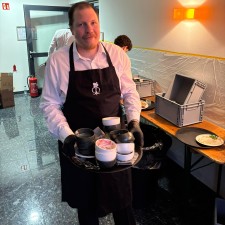 Fabian bei der Arbeit