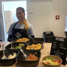 Senta bei der Arbeit