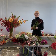 Diana bei der Arbeit