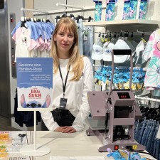Tabea Christin bei der Arbeit