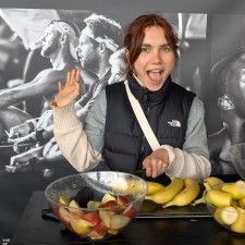 Alesia bei der Arbeit