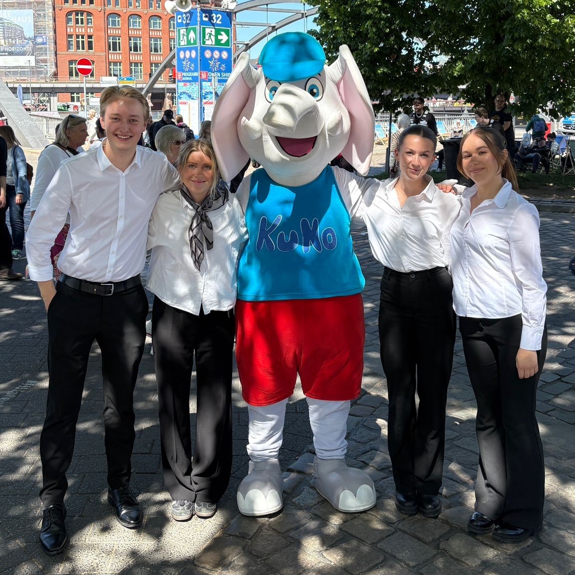 Mitarbeiter im Einsatz