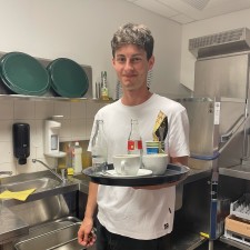 Alexander Leo bei der Arbeit