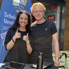 Fredrik bei der Arbeit