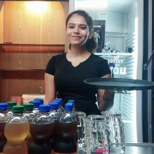 Payal bei der Arbeit