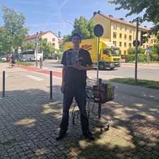 Lionel bei der Arbeit