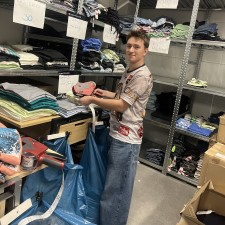 Dennis bei der Arbeit