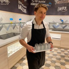 Albert bei der Arbeit