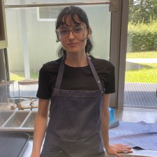 Antonia bei der Arbeit