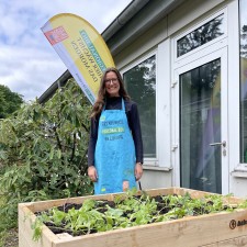 Anna-Lena bei der Arbeit