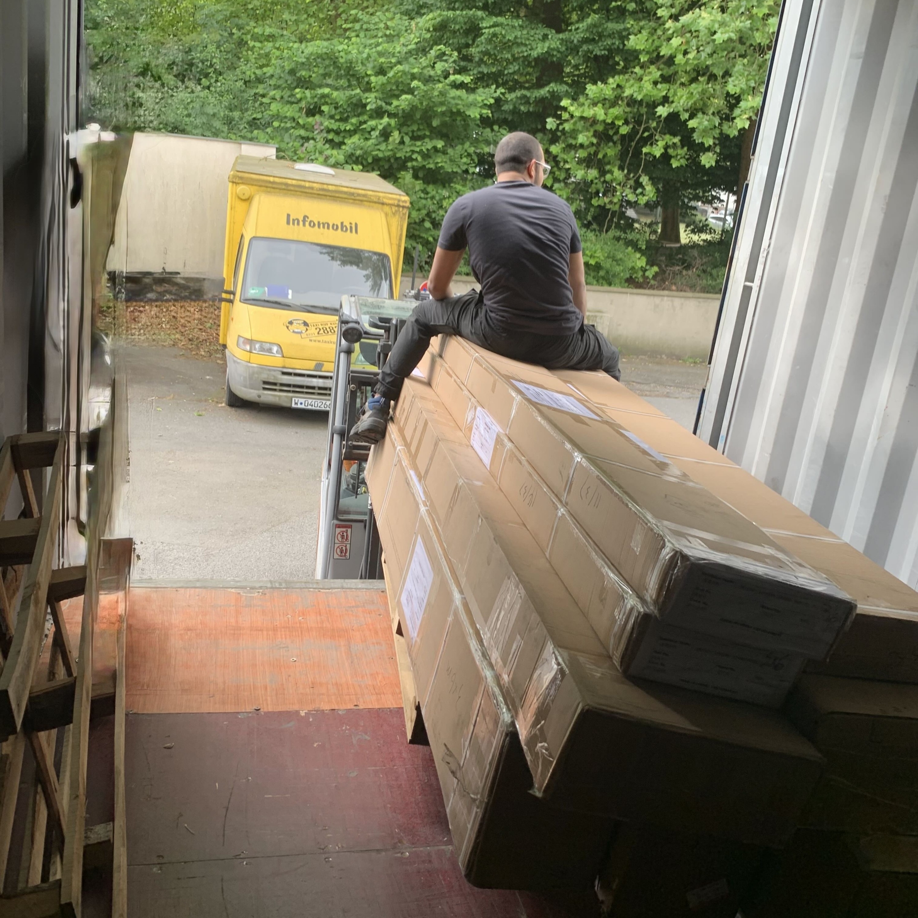 Mitarbeiter im Einsatz