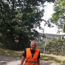 Stefan bei der Arbeit