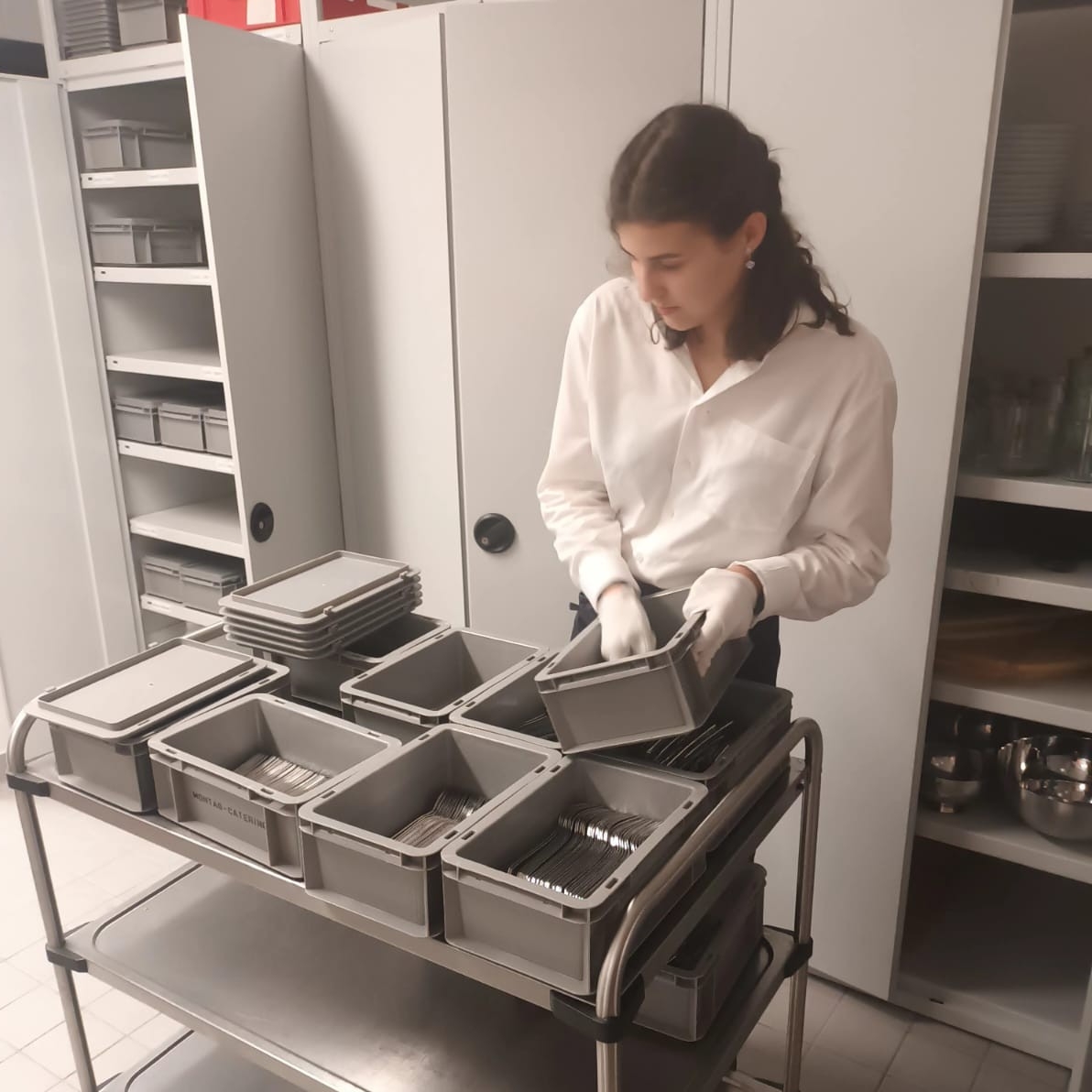 Mitarbeiter im Einsatz