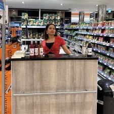 Saleena bei der Arbeit